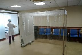 2018.5.10河北層流消毒床罩-層流床安裝案例展示