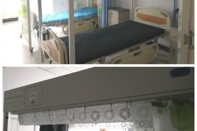 免疫力低下患者保護(hù)傘，永潔康層流病床入駐容城縣人民醫(yī)院腫瘤科